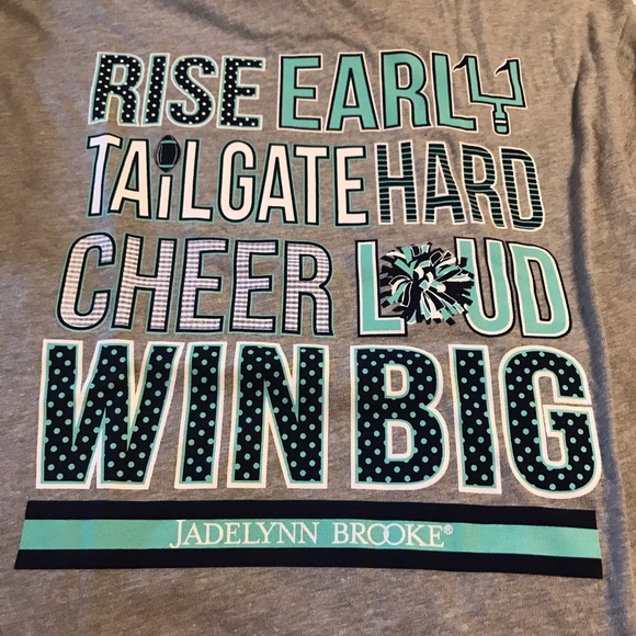 Jadelynn Brooke new small football tee - Picture 1 of 3